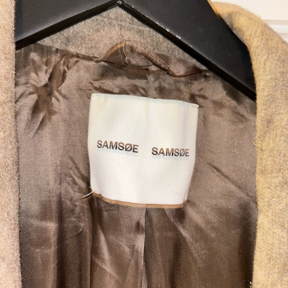 SAMSOE ASTRID COAT TAUPE - Picture 2 of 3